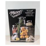 MASON CRAFT & MORE 4PC. GLASS CANISTER SET