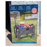 FOLDING WAGON WITH BRAKES