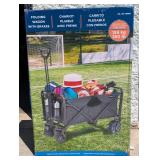 FOLDING WAGON WITH BRAKES