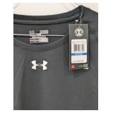 NEW UNDER ARMOUR EXTRA LARGE MENS LONG SLEEVE SHIRT (BLACK)