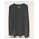 NEW UNDER ARMOUR EXTRA LARGE MENS LONG SLEEVE SHIRT (BLACK)