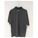NEW UNDER ARMOUR EXTRA LARGE MENS GOLF POLO (BLACK)