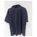 NEW UNDER ARMOUR LARGE MENS GOLF POLO (NAVY)