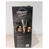 MASON CRAFT & MORE 4PC. GLASS CANISTER SET