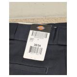 NEW DICKIES WORKWEAR 38/34 PANTS (NAVY)