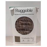 RUGGABLE MACHINE WASHABLE 8x10 RUG COVER & NONSLIP PAD