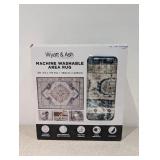 WYATT & ASH GERALDINE MACHINE WASHABLE AREA RUG