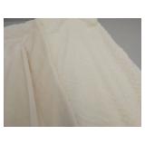 Fuzzy white throw blanket