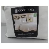 King 3-piece "alternative down" comforter set