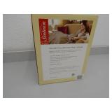 Velvet Plush Heated Throw Blanket