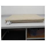 3 Luxury Cotton Memory Foam Bath Mats