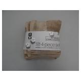 4 Piece Bathroom Towel Set