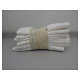 12-Pack of White Cotton Hand Towels