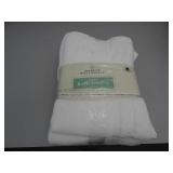 6 Pack White Cotton Towels