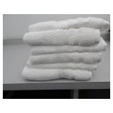 6 Pack White Cotton Towels