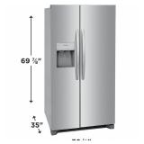 Frigidaire 26 Cu. Ft. 36" Standard-Depth Side-by-Side Refrigerator