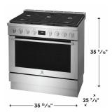 Electrolux 36" Dual-Fuel Freestanding Range