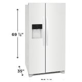 Frigidaire 26 Cu. Ft. 36" Standard-Depth Side-by-Side Refrigerator