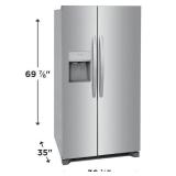 Frigidaire 26 Cu. Ft. 36" Standard-Depth Side-by-Side Refrigerator
