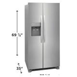 Frigidaire 22 Cu. Ft. 33" Standard-Depth Side-by-Side Refrigerator