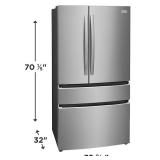 Frigidaire Gallery 22 Cu. Ft. Counter-Depth 4-Door French Door Refrigerator
