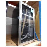 Newair 27-Bottle 16.9" Stainless Steel Freestanding Compressor Wine Fridge