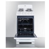 20 in. 2.3 cu. ft. Electric Range in White