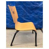 MSRP $500 Fresh Coast Collection "Zoon" Childrens Bentwood Side Chair With Dragonfly Cutout - Good Condition With Sticker Residue!