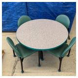 MSRP $3000 High Quality "Bola" For Children Seating With Round Table & 4 Chairs - Meets or exceeds ANSI/BIFMA X5.5 durability and safety standards - In Excellent Condition!
