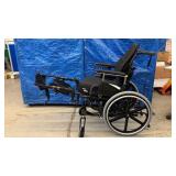 Quickie Electric Tilt In Space Wheelchair Invacare Matrx Elite E2 Back Wheelchair with Manual - In Like New Condition! Needs New Battery However Has Charger & Works Well Without Power Capabilities