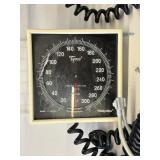 Lot of 2 Welch Allyn Wall Mount Blood Pressure Aneroid Sphygmomanometers with Wire Baskets - Need A little clean up - Work great!