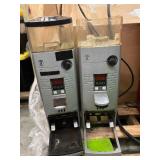 Lot of 2 Azkoyen Capriccio Electronic Commercial Coffee Grinder - One Is Good Working Condition & The Other One Is For Parts!