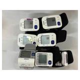 Lot of Mixed Brand Blood Pressure Monitors and Curaplex Aneroid Sphygmomanometer Good Working Condition!  May need new batteries!