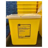 Lot of 19 NEW Medline MDS706902 2-Gallon Chemotherapy Waste Disposal Bins with Lids - In Excellent Condition! Remove The Sticker & You Have A Great Little Waste Basket With Lid!