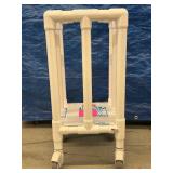 PVC Piping Cart - Not Sure What It Was Used For Though Looks Like New