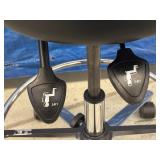 MSRP $1000 High Quality Biofit Regent Height Adjustable Chrome Bench Height Stool Chair With Adjustable Foot Ring - Black - In Great Condition! Backed by a 13-year warranty with lifetime warranty on p