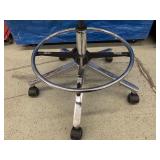 MSRP $1000 High Quality Biofit Regent Height Adjustable Chrome Bench Height Stool Chair With Adjustable Foot Ring - Black - In Great Condition! Backed by a 13-year warranty with lifetime warranty on p