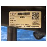 MSRP $1000 High Quality Biofit Regent Height Adjustable Chrome Bench Height Stool Chair With Adjustable Foot Ring - Black - Great Condition - Seat Fabric Has Small Wear Spot In Front! Backed by a 13-y