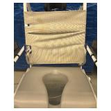 Aquatec Tilt-in-space and Recline Rolling Shower, Pool & Commode Chair - Good Working Condition! No Legrests!