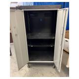 Luxor Mobile Storage Cabinet - 32in.W x 24in.D x 60in.H, Locking - No Key - Can Be Bought Online For $5.00 - Good Condition! Normal Wear & Tear!
