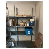 1 Shelving Unit With 4 Shelves - Already Disassembled - 24" x 36" x 80" Contents Not Included!