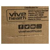 MSRP $1000 NEW IN BOX Vive Folding Electric Wheelchair - Foldable Wheel Chair, Narrow Power Scooter, Heavy Duty, TSA Approved - Compact Size for Seniors Adults - Battery Portable, Folds, Shock-Absorbi