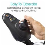 MSRP $1000 NEW IN BOX Vive Folding Electric Wheelchair - Foldable Wheel Chair, Narrow Power Scooter, Heavy Duty, TSA Approved - Compact Size for Seniors Adults - Battery Portable, Folds, Shock-Absorbi