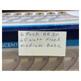 6 Pack BR30 Light Bulbs