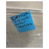 6 Retail Shelves 4 Foot