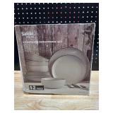 Stoneware Dinner Set 12 Piece