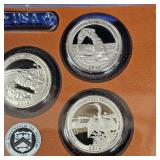2014-Mint Proof Set-American the Beautiful Quarter Set