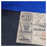 1869 South Carolina Ten Dollar Note
