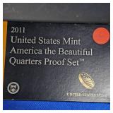 2011-Mint Proof Set-America the Beautiful Quarter Set