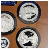 2011-Mint Proof Set-America the Beautiful Quarter Set